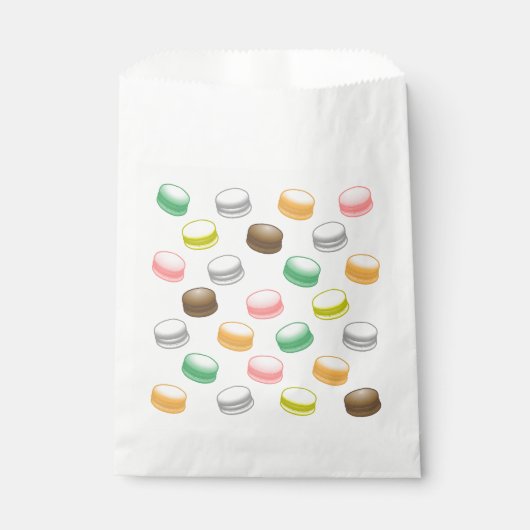 Macarons Sweet 16 Party Geschenktütchen (Vorderseite)