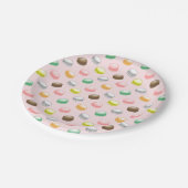 Macarons Sweet 16 Party Pappteller (Schrägansicht)