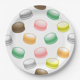 Macarons Sweet 16 Party Pappteller
