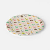 Macarons Sweet 16 Party Pappteller (Schrägansicht)