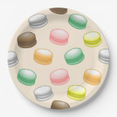 Macarons Sweet 16 Party Pappteller (Vorderseite)