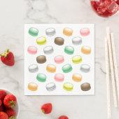 Macarons Sweet 16 Party Serviette (Beispiel)