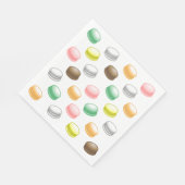 Macarons Sweet 16 Party Serviette (Ecke)