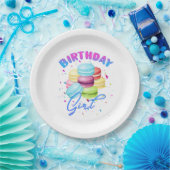 Macarons Sweet Birthday Girl Candy Lovers Thema Pappteller (Party)