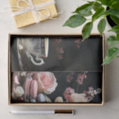 Macarons und Tee Seidenpapier (Geschenk)