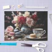 Macarons und Tee Seidenpapier (Handwerk)