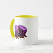 Macarons Violets Tasse (Vorderseite Links)