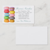 Macarons-Visitenkarten Visitenkarte (Vorne/Hinten)