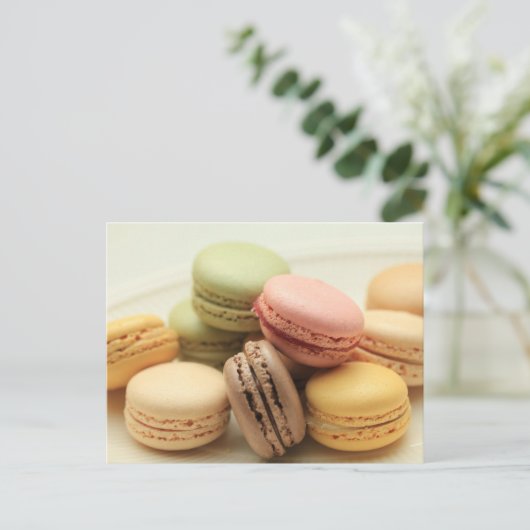 Macarons von "Provence Provence" Postkarte (Stehend Vorderseite)