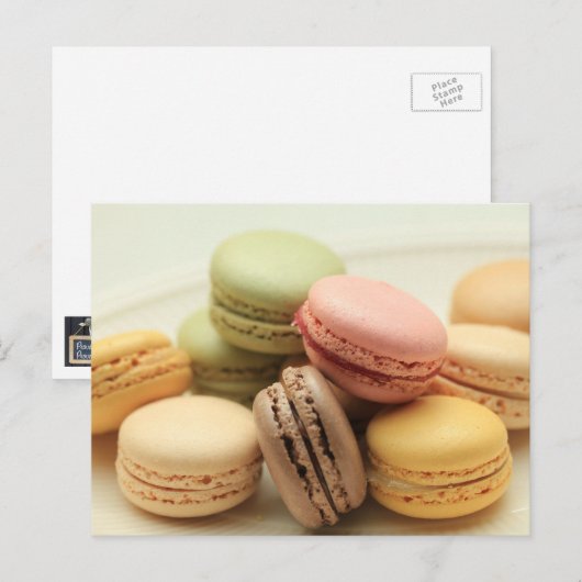 Macarons von "Provence Provence" Postkarte (Vorne/Hinten)