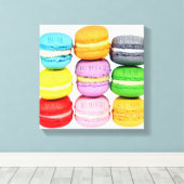 Macarons Wrapped Canvas Leinwanddruck (Insitu (Holzboden))