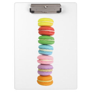 Macarons-Zwischenablage Klemmbrett