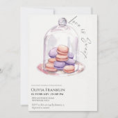 Macaroon-Brautparty Einladung (Vorderseite)