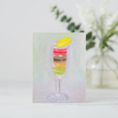 "Macaroon Celebration" Postkarte (Stehend Vorderseite)