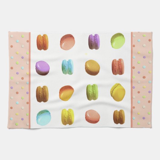 Macaroon Cookies Geschirrtuch (Horizontal)