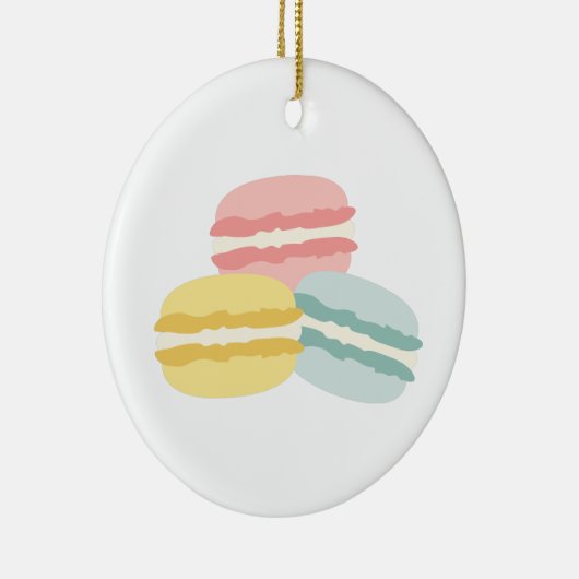Macaroon Cookies Keramik Ornament (Rechts)