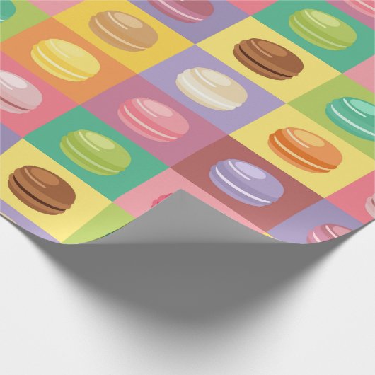 Macaroon Geschenkpapier (Ecke)