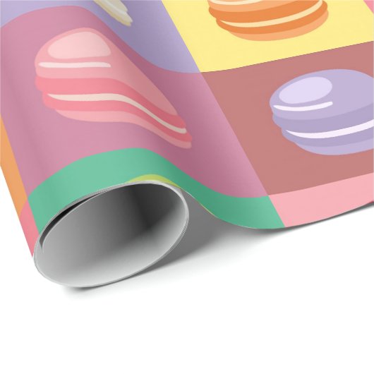 Macaroon Geschenkpapier (Rolleneckpunkt)