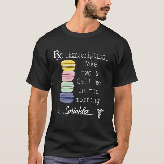 Macaroon-Macaron-Cookie T-Shirt (Vorderseite)