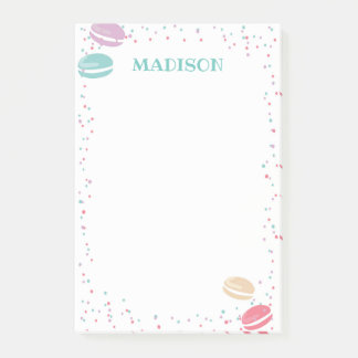 Macaroon Pastry Post it Notes Post-it Klebezettel