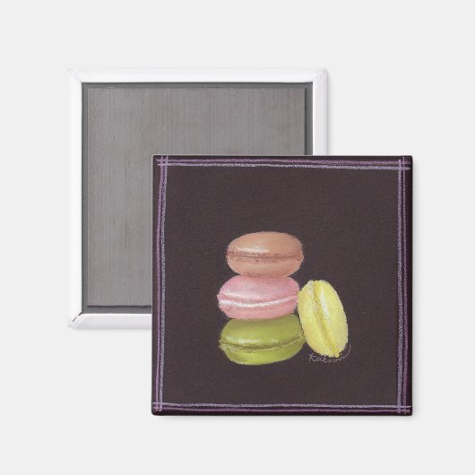 Macaroons Magnet (Vorderseite/Rückseite)