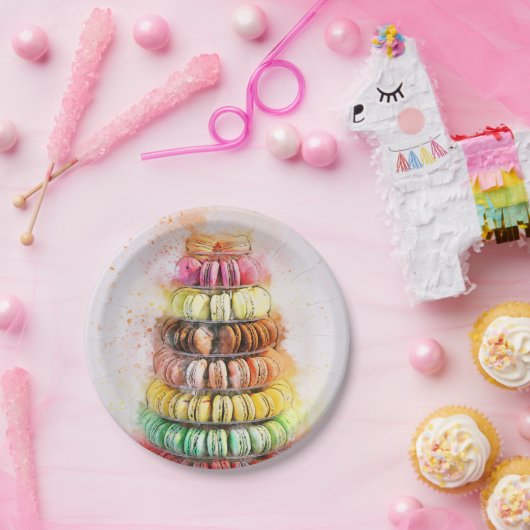 Macaroons Pappteller (Party)