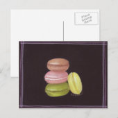 Macaroons Postkarte (Vorne/Hinten)