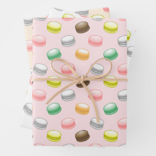 Macaroons Sweet 16 Geburtstag Geschenkpapier Set