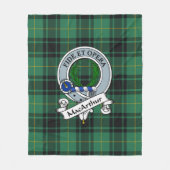 MacArthur Ancient Clan Abzeichen Tartan Kariert Fleecedecke (Vorderseite)