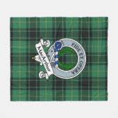 MacArthur Ancient Clan Abzeichen Tartan Kariert Fleecedecke (Vorderseite (Horizontal))