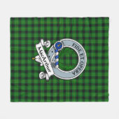 MacArthur Ancient Junting Clan Abzeichen Tartan Ka Fleecedecke (Vorderseite (Horizontal))