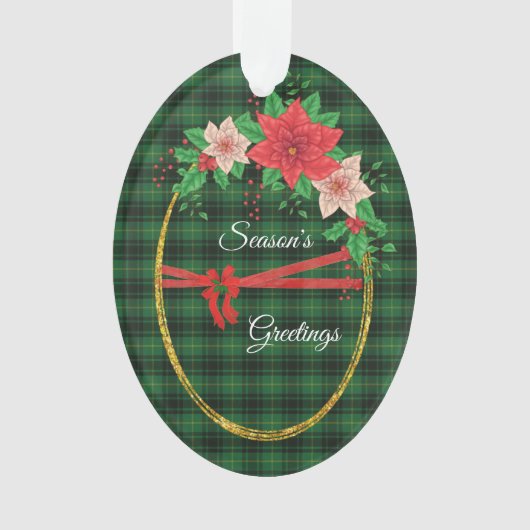 MacArthur Ancient Original Scottish Tartan Ornament (Vorderseite)