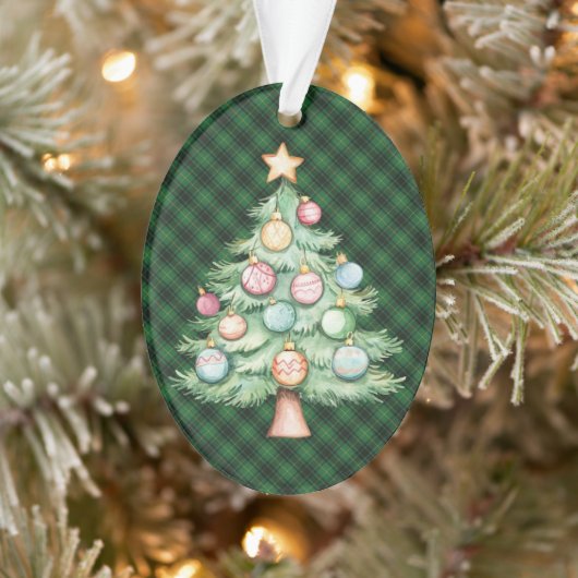 MacArthur Ancient  Scottish Tartan Christmas Ornament (Baum)