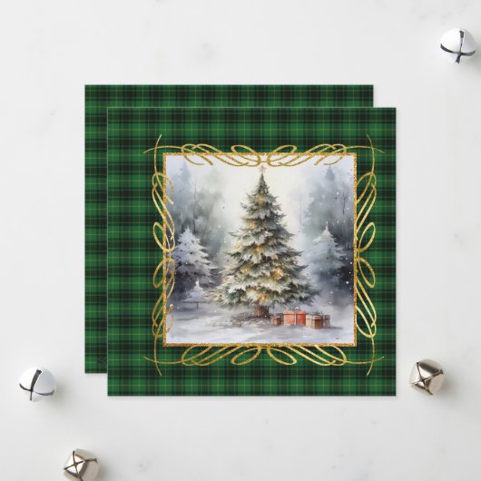 MacArthur Ancient Scottish Tartan Weihnachten (Vorderseite/Rückseite Beispiel)