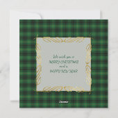 MacArthur Ancient Scottish Tartan Weihnachten (Rückseite)