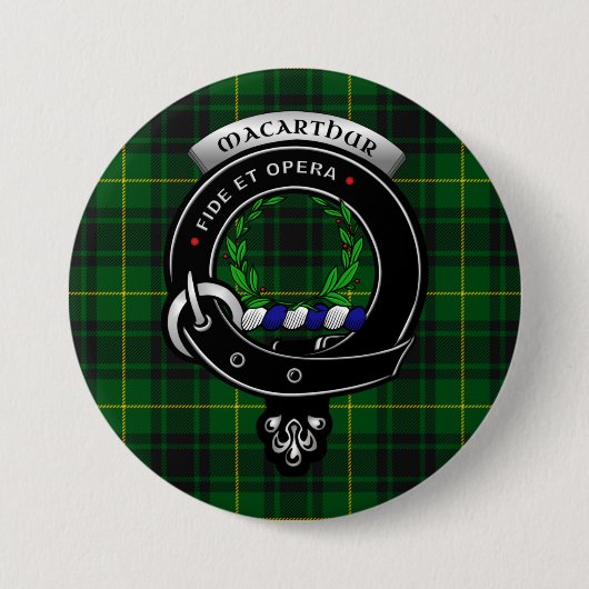 MacArthur Clan Abzeichen Buttons (Vorderseite)