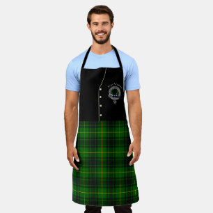 MacArthur Clan Abzeichen & Tartan Kilt Schürze