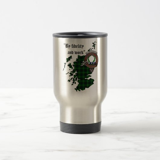 MacArthur Clan Abzeichen Travel Mug Reisebecher (Mittel)