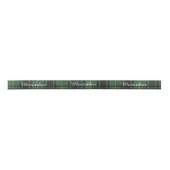 Macarthur Clan karierter schottischer Tartan Satinband (Vorderseite)