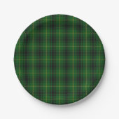 MacArthur Clan Tartan Karierte Papierplatte Pappteller (Vorderseite)