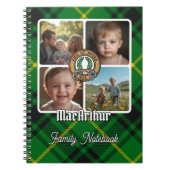 MacArthur-Familien-Fotocollage Notizblock (Vorderseite)