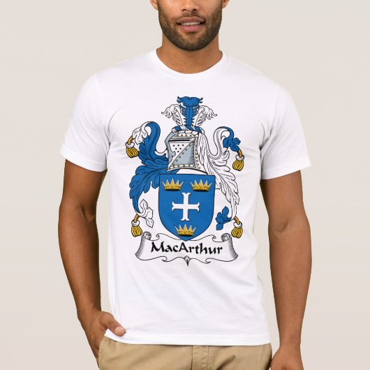 MacArthur Familienwappen T-Shirt (Vorderseite)