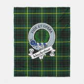 MacArthur Modernes Clan Abzeichen Tartan Kariert Fleecedecke (Vorderseite)