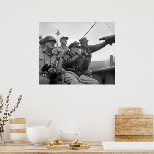 MacArthur Observed Inchon Poster (Küche)