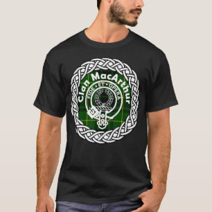 MacArthur Scottish Clan Familienname Tartan c T-Shirt