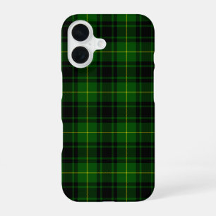 MacArthur-Tartan grün kariert iPhone 16 Hülle