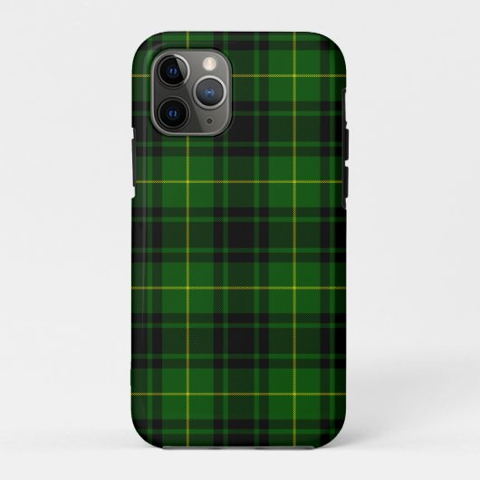 MacArthur-Tartan grüner Karo Case-Mate iPhone Hülle (Rückseite)