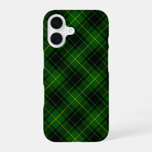 MacArthur-Tartan Grünkariert iPhone 16 Hülle