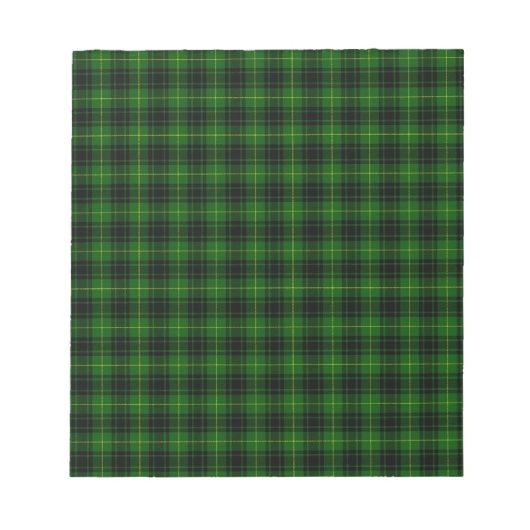 MacArthur Tartan Notizblock (Vorderseite)