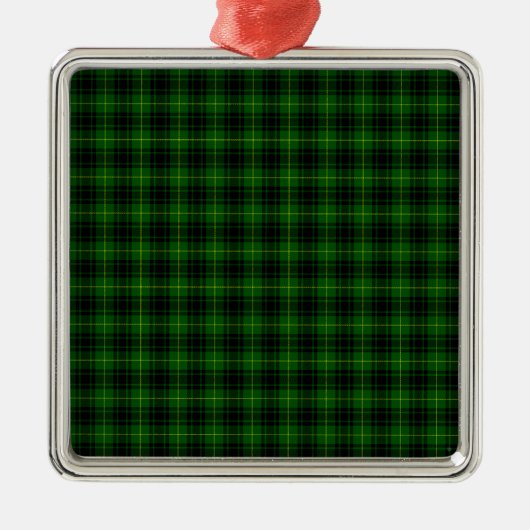 MacArthur Tartan Ornament Aus Metall (Vorne)